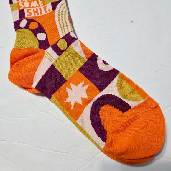 Blue Q This Grandma Has Seen Some Sh*t Socks Crew L Size Women's L 5-10 - Picture 3 of 6